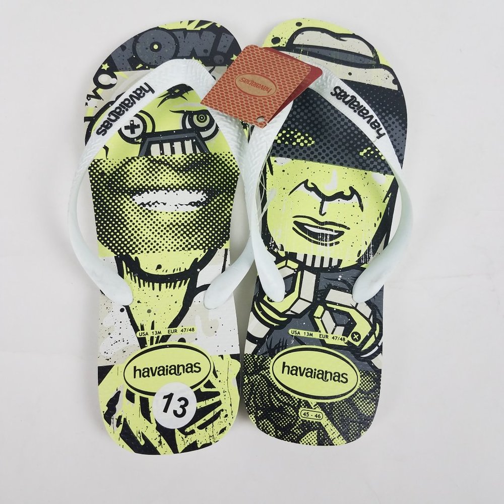 NWT Men's Havaianas Character Flip Flops Size 13